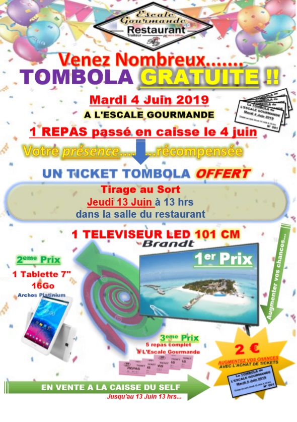 Tombola Gratuite Restaurant Et Traiteur A Lagny Sur Marne En Seine Et Marne Tombola Gratuite Restaurant Et Traiteur A Lagny Sur Marne En Seine Et Marne